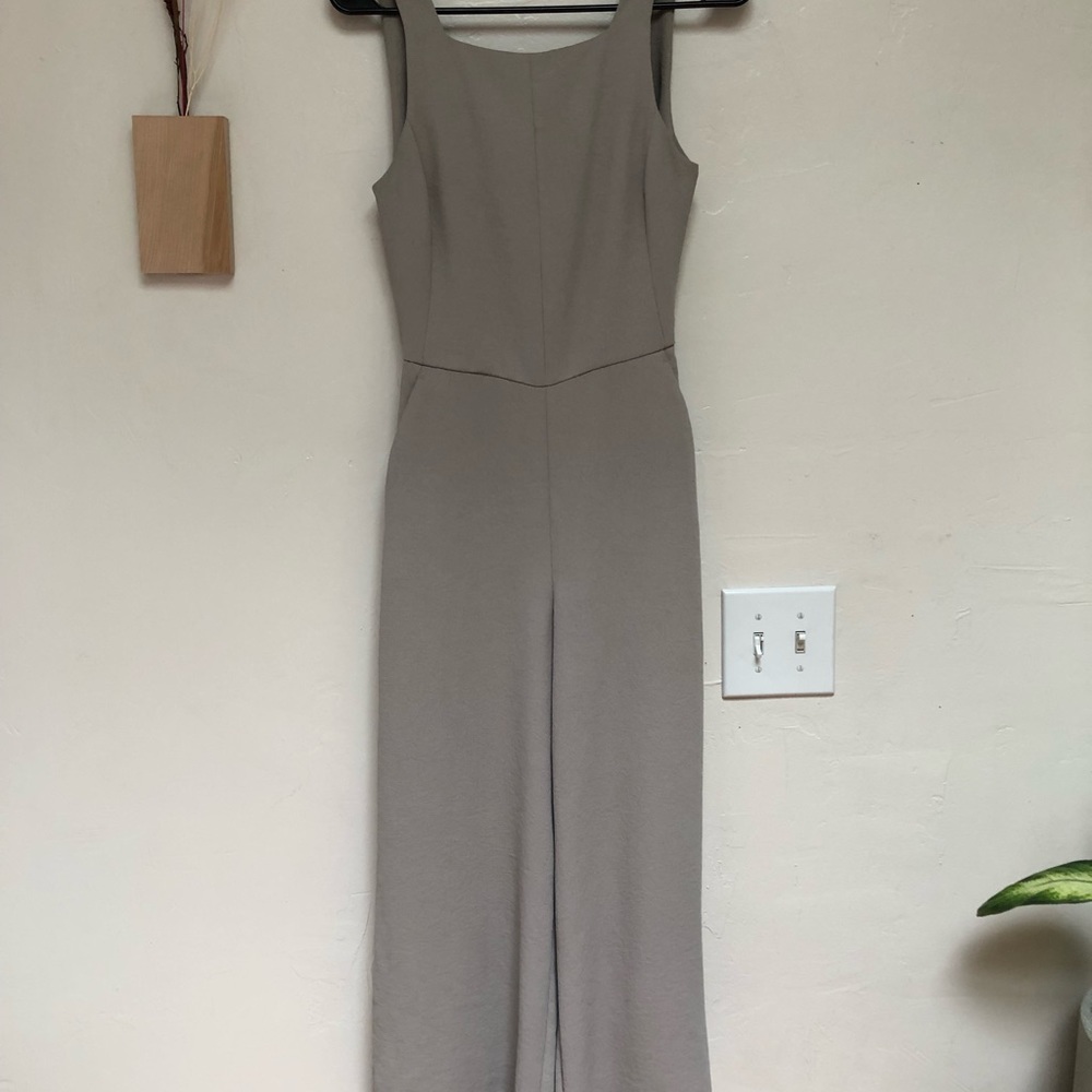 Aritzia Wilfred Ecoulement Jumpsuit Grey